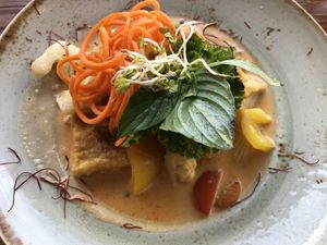 Curry with tempeh and Tofu  at Vietal Kitchen in Stuttgart