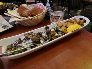 Trio of entrees  at Tagine Tapas and Grill in North Perth