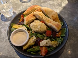 Vegan Buddha bowl at Pizza Express - Baker St in London