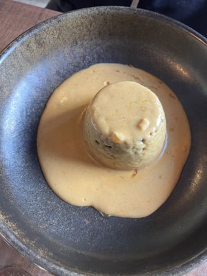 Vegan haggis. Does not look appetizing but it was insanely good!  at The Isles Inn in Isle Of Skye