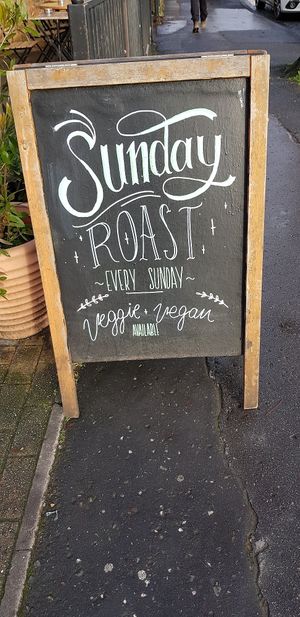 Board at Mary & Archie in Manchester