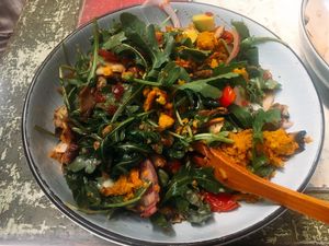 My amazing breakfast, so much food I had leftovers 👍🏼 at Farmer & Sun in Gympie