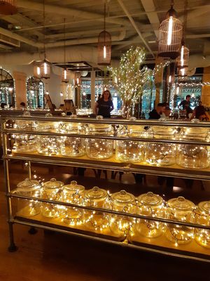 Interior decor at Mowgli in Oxford