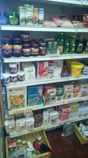 Healthy stock at Food For Thought in Whitley Bay