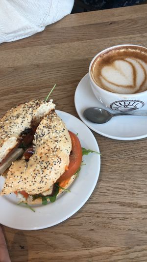 italian bagel vegan  at Coffee Bay in Hanau