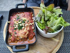 Lasagne at A Casa di l'orsu in Corsica