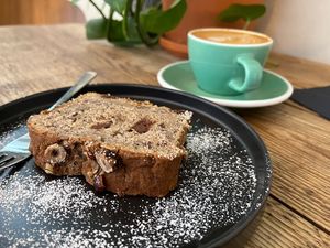 Vegan Bananenbrot (Schoko Haselnuss )  at The Greens in Berlin