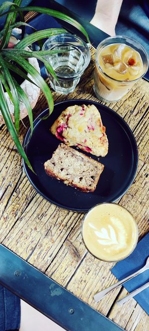 Banana bread and Scone at The Greens in Berlin