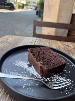 Salted chocolate cake  at The Greens in Berlin
