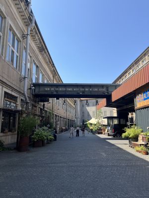 Entrance on the left near the plants 🪴   at The Greens in Berlin