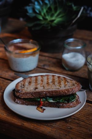 Delicious vegan Sandwich! at The Greens in Berlin