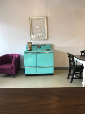 Cute decor at Sweet Elizabeth's Organics Bakery in Colorado Springs