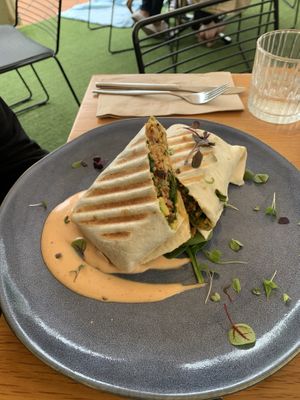 Burrito at Cafe Vie Sunshine Coast in Buderim