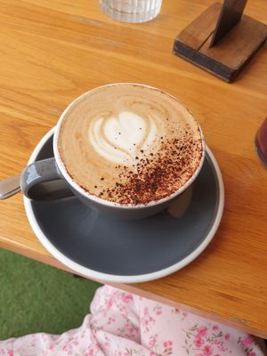 Soy cap at Cafe Vie Sunshine Coast in Buderim