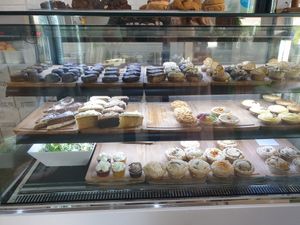 Sweet treata, cakes and cold pies at Cafe Vie Sunshine Coast in Buderim