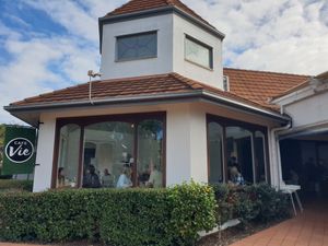 From the street at Cafe Vie Sunshine Coast in Buderim