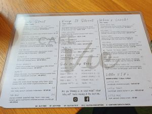 Food menu winter 2021 at Cafe Vie Sunshine Coast in Buderim