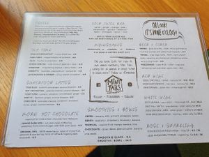 Drinks menu winter 2021 at Cafe Vie Sunshine Coast in Buderim