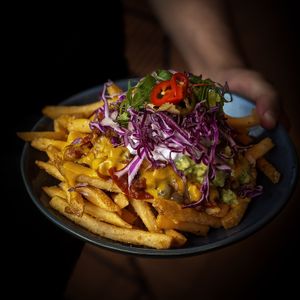 Nachos fries at Cafe Vie Sunshine Coast in Buderim