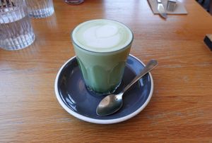 Not too Matcha (Superfood Latte) at Cafe Vie Sunshine Coast in Buderim