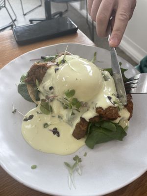 Vegg muffin   at Cafe Vie Sunshine Coast in Buderim