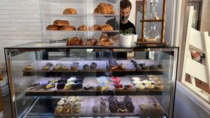 Lots of sweets  at Cafe Vie Sunshine Coast in Buderim