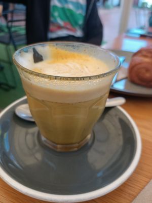 Turmeric Latte at Cafe Vie Sunshine Coast in Buderim