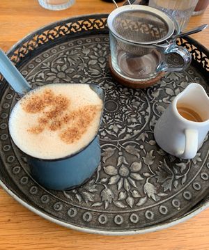 Dirty chai  at Cafe Vie Sunshine Coast in Buderim