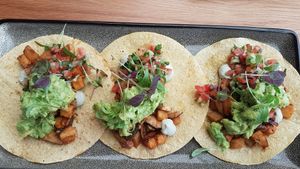 Tacos...mmmm...mmmmmm! at Cafe Vie Sunshine Coast in Buderim