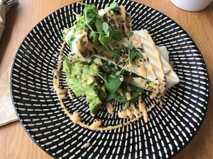 Breakfast burritos at Cafe Vie Sunshine Coast in Buderim