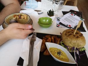 Burgers, sweets ! Everything is delicious here☺️ at Sublimmme in Bucharest