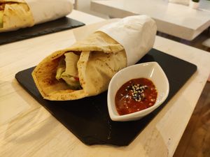 Shawarma at Sublimmme in Bucharest