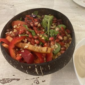 Delicious Buddha bowl  at Sublimmme in Bucharest