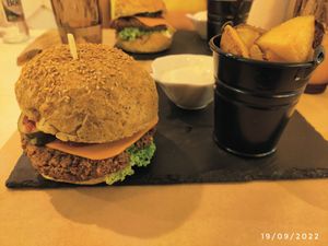 Not the best bun at Sublimmme in Bucharest