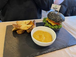 Beyond burger  at Sublimmme in Bucharest