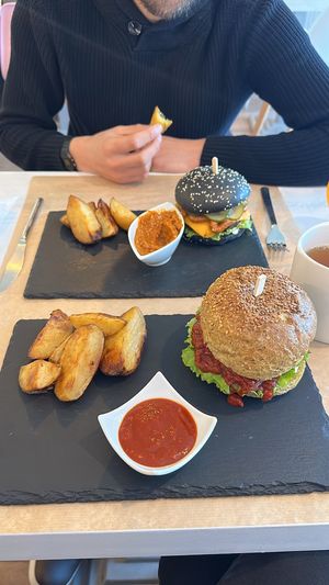 Cheeseburger and bbq burger?  at Sublimmme in Bucharest