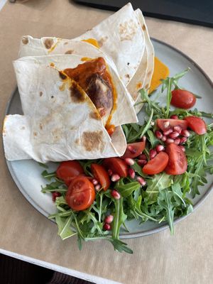 Vegetable wrap   at Sublimmme in Bucharest