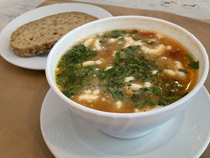 Lentil soup. Part of the Thursday menu of the day (with a proteic bowl for 42 lei).  at Sublimmme in Bucharest