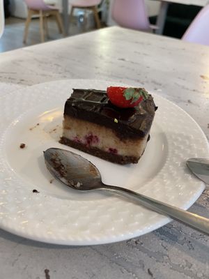 Chocolate raspberry cake  at Sublimmme in Bucharest