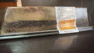 Raw vegan tiramisu  at Sublimmme in Bucharest