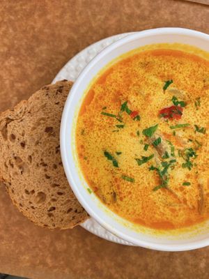 Sopa de setas ostra   at Sublimmme in Bucharest