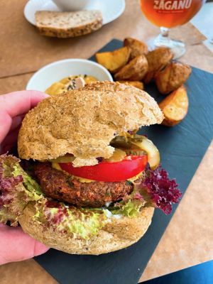 Sweet Mustard Burger  at Sublimmme in Bucharest