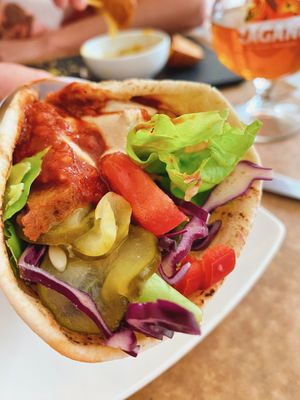 Wrap de seitán  at Sublimmme in Bucharest