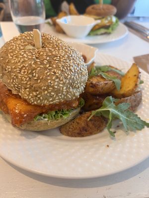 Signature burger   at Sublimmme in Bucharest