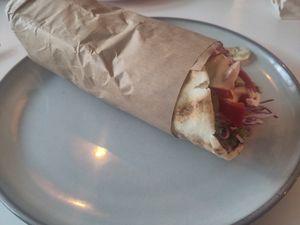 Seitan Wrap at Sublimmme in Bucharest
