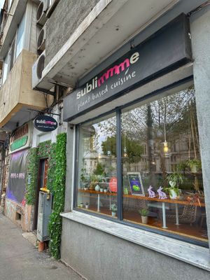 Outside  at Sublimmme in Bucharest