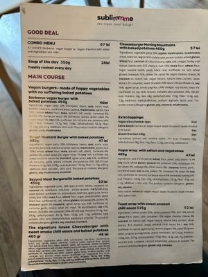 The Menu (1)  at Sublimmme in Bucharest