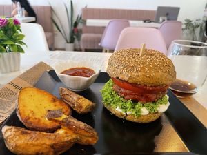 BBQ burger  at Sublimmme in Bucharest