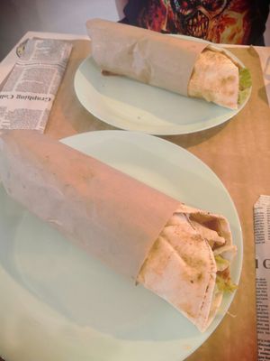 Seitan wraps at Sublimmme in Bucharest