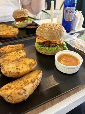Smoky cheeseburgerr  at Sublimmme in Bucharest
